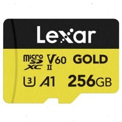 Lexar 256GB Professional GOLD UHS-II microSDXC Hafıza Kartı