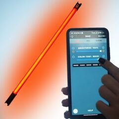 Gdx TB-100 RGB 45W Youtube Canlı Yayın Arka Plan Renkli Dolgu Işığı Led Tüp Işık (Uzunluk: 100 cm)