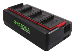 PATONA Premium 1688 / 1691 Sony BP-U30 BP-U60 BP-U90 BP-U95 için  4'lü Şarj Cihazı