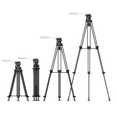 SmallRig 5441 AD14 Profesyonel Karbon Fiber Video Tripod