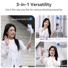 Ulanzi JJ02 Extendable Telefon Tripod Grip Beyaz