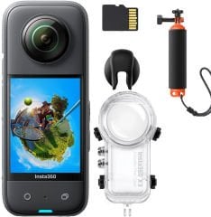 Insta360 X3 360 Kamera + Joby Action Grip Pro Su Altı Kiti (128GB MicroSDXC)