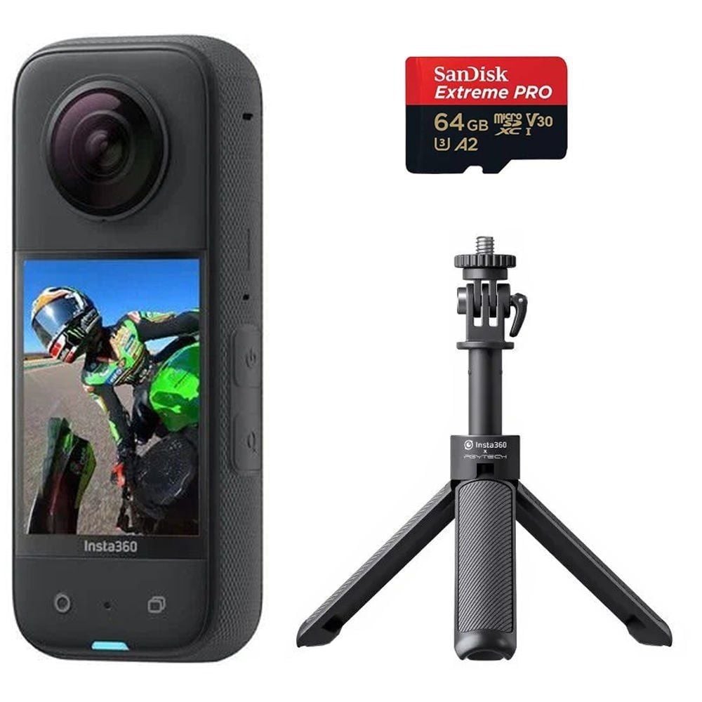 Insta360 X3 Aksiyon Kamera - 2-İn-1 Mini Tripod Kit