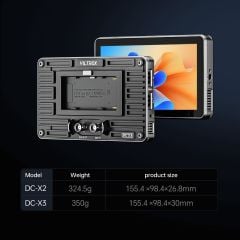 Viltrox DC-X3 6'' HDMI/SDI 2000nit Dokunmatik Kamera Üstü Monitör