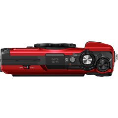 OM System Tough TG-7 Dijital Fotoğraf Makinesi (Kırmızı)