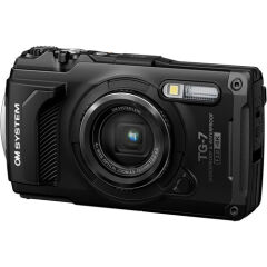 OM System Tough TG-7 Dijital Fotoğraf Makinesi (Siyah)