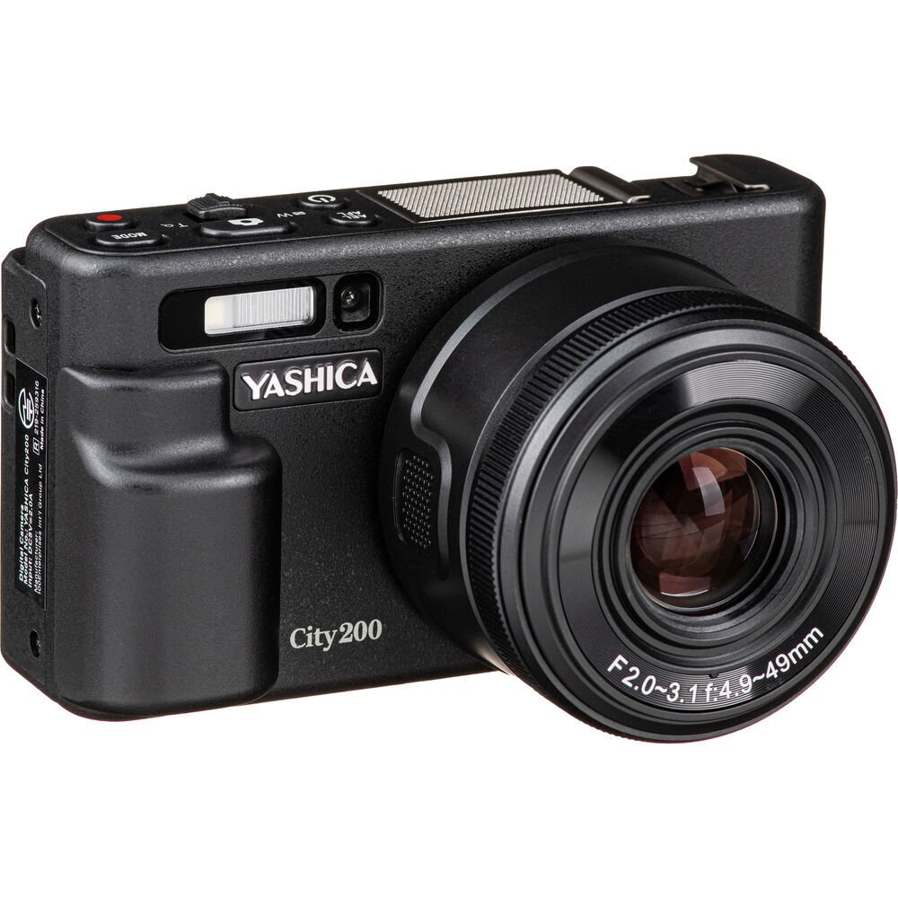 Yashica City 200 Dijital Fotoğraf Makinesi (Siyah)