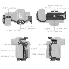 SmallRig 4978 Canon EOS R5II Mark II  için  Kafes