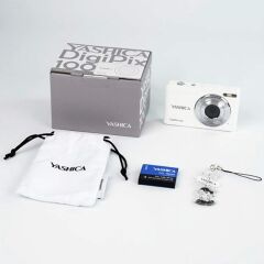 Yashica Digipix 100 Dijital Fotoğraf Makinesi (Beyaz)
