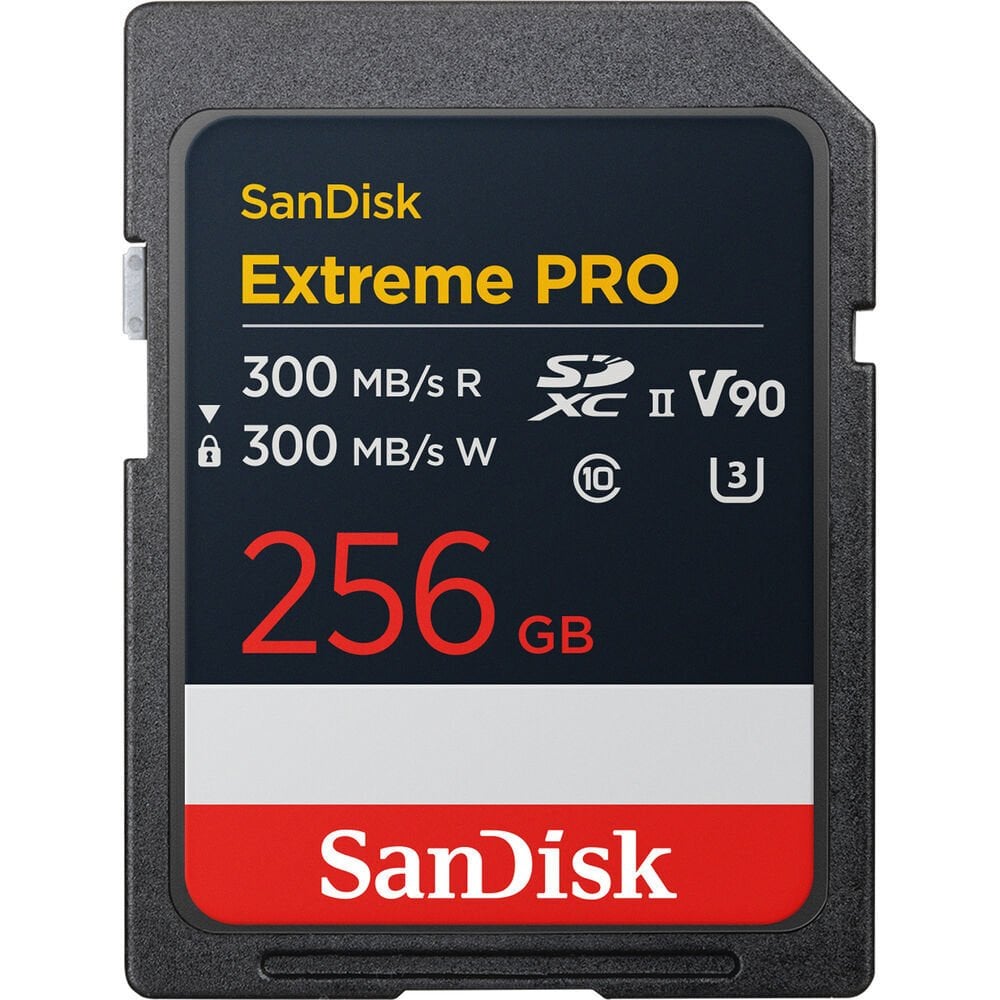 SanDisk 256GB Extreme Pro SD UHS-II 300 MB Kart (V90)