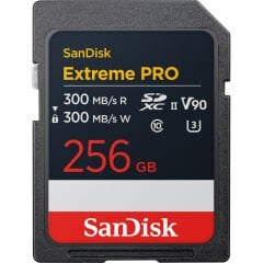 SanDisk 256GB Extreme Pro SD UHS-II 300 MB Kart (V90)