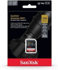 SanDisk 256GB Extreme Pro SD UHS-II 300 MB Kart (V90)